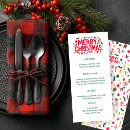 Search for holiday dinner menus Christmas party