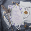 Search for rustic lavender wedding invitations Wildflowers