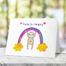 Search for sloth thank you cards Baby shower