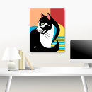 Search for geometric cat art Kitty