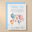 Search for hot air balloon thank you cards Gender neutral