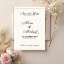 Search for classic wedding save the dates Minimal