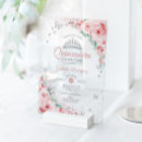 Search for silver glitter invitations Mis quince anos