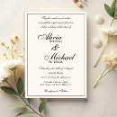 Search for black and ivory invitations Formal