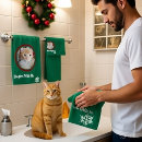 Search for funny christmas bath towels Green