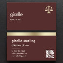 Search for scales of justice business cards Law firm branding