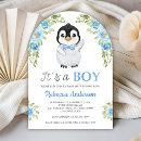Search for arctic animals baby shower invitations Winter arctic animal