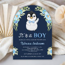 Search for blue watercolor invitations It's a boy