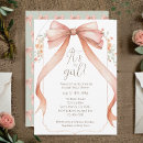Search for bows invitations Girly