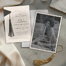 Search for white tassel graduation invitations Classic