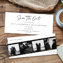 Search for multi photo save the dates Calligraphy script