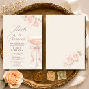 Search for champagne bridal shower invitations Petals and prosecco