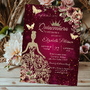Search for spanish butterfly invitations Miss quince mexican