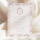 Search for dusty rose wedding invitations Traditional