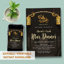 Search for luxury event invitations Black and gold