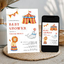 Search for carnival baby shower invitations Vintage