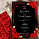 Search for red rose quinceanera invitations Daughter