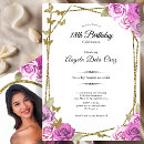 Search for debut birthday invitations 18th