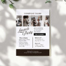 Search for company invitations Black