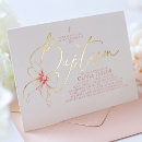 Search for modern calligraphy christening invitations Script