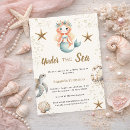 Search for mermaid baby shower invitations Pink