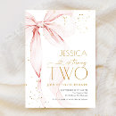Search for girl 2nd birthday invitations For her