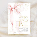 Search for fifth birthday invitations For her