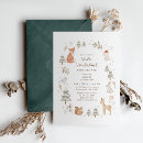 Search for winter invitations Woodland animals