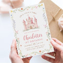 Search for once upon a time 1st birthday invitations Castle