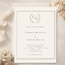 Search for monogrammed invitations Formal