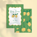 Search for lemon shower invitations Minimal