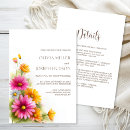 Search for pink and orange wedding invitations Floral