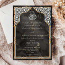 Search for gold islamic invitations Nikah