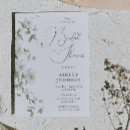 Search for white floral bridal shower invitations Script