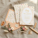 Search for floral stripes invitations Gender neutral
