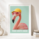 Search for flamingoe posters Illustration