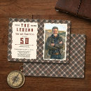 Search for country western 50th birthday invitations For him