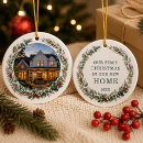 Search for housewarming christmas tree decorations New homeowner keepsake