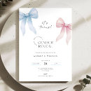 Search for twin gender reveal invitations Twins baby shower