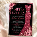 Search for rose gold dress invitations Fifty and fabulous