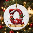 Search for letter q christmas tree decorations Xmas