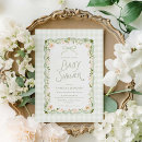 Search for green baby shower invitations Baby in bloom
