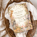 Search for boho safari baby shower invitations Watercolor animals
