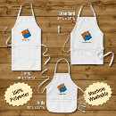 Search for cartoon fish aprons Blue