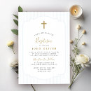 Search for blue cross christening invitations Minimal