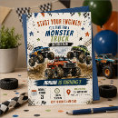 Search for big wheel invitations Monster truck party