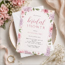 Search for pink hydrangea invitations Calligraphy