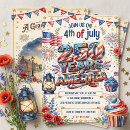 Search for america party invitations 250th anniversary