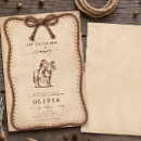 Search for parchment paper invitations Cowboy