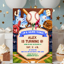 Search for baseball party invitations Boy